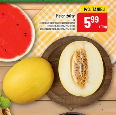 Melon żółty promocja w POLOmarket