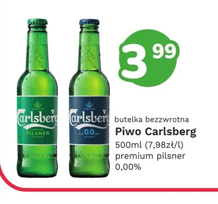 Piwo Carlsberg premium pilsner promocja w Limonka