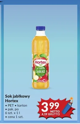 Sok jabłkowy Hortex promocja w Makro