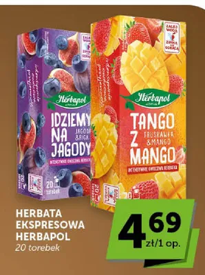 Herbata ekspresowa Herbapol Idziemy na jagody promocja w ABC