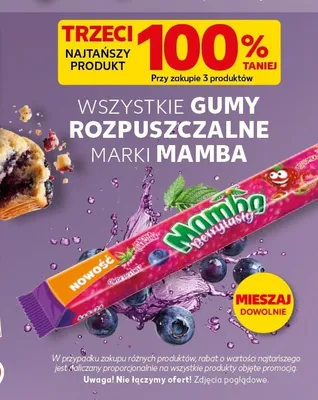 Gumy rozpuszczalne Mamba promocja w Kaufland