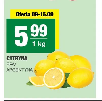 Cytryny promocja w SPAR