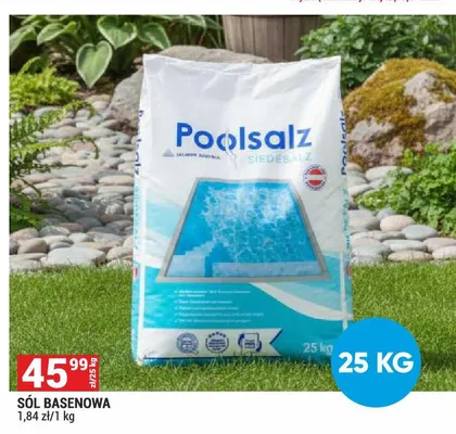 Sól basenowa Poolsalz promocja w Merkury Market