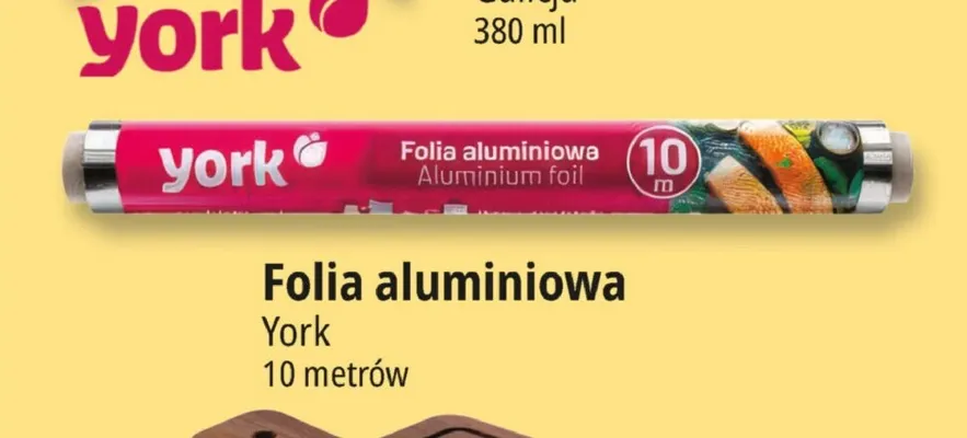 Folia aluminiowa York 10 m promocja w Leclerc