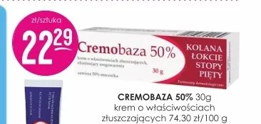 Krem o właściwościach złuszczających Cremobaza 50% promocja w Drogerie Jasmin