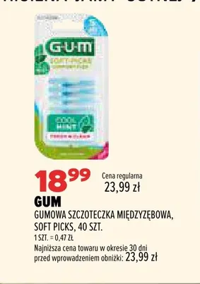 Gumowa szczoteczka międzyzębowa Soft Picks GUM promocja w Drogerie Natura