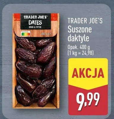 Suszone daktyle promocja w Aldi