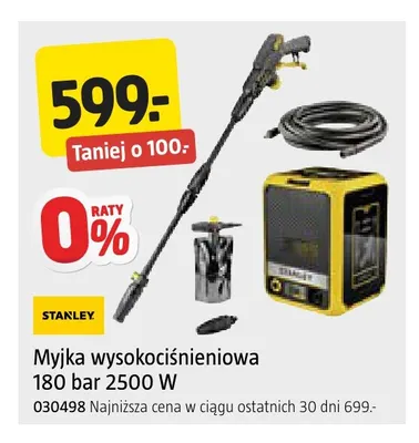 Myjka wysokociśnieniowa Stanley promocja w Jula