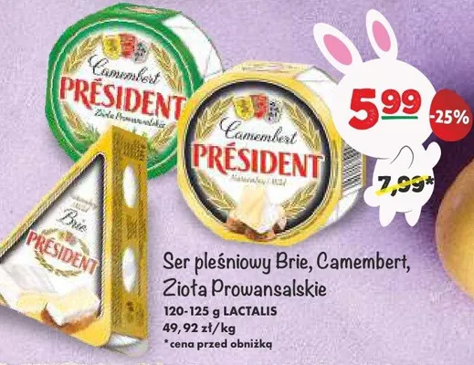 Ser pleśniowy Brie promocja w Arhelan