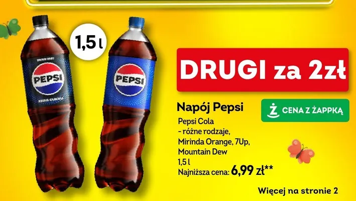 Napój Pepsi Cola promocja w Żabka