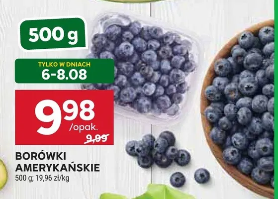 Borówki amerykańskie promocja w Stokrotka