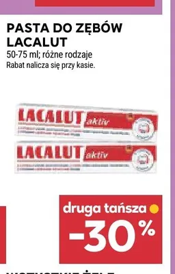 Pasta do zębów Lacalut promocja w Stokrotka