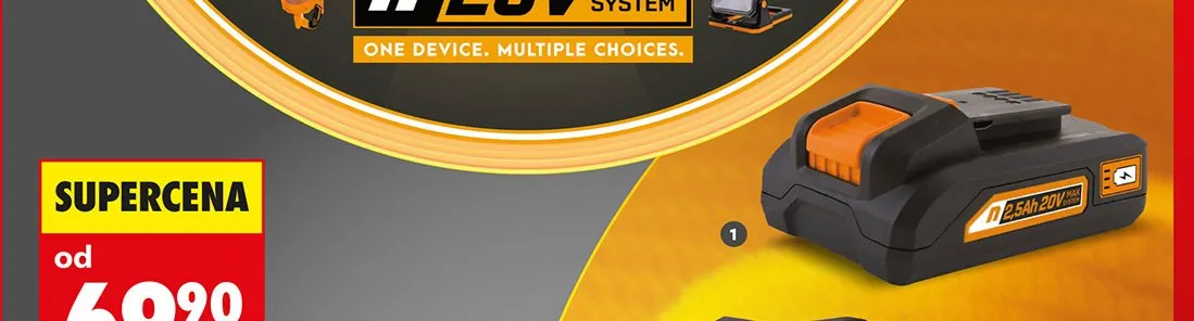 Akumulator litowo-jonowy 2.5Ah promocja w Biedronka