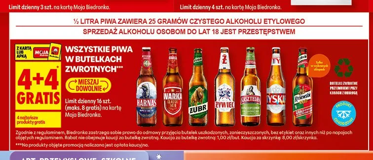 Piwo Tyskie Gronie promocja w Biedronka