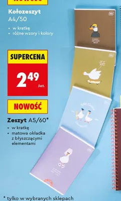 Zeszyt A5/60 Interdruk promocja w Biedronka