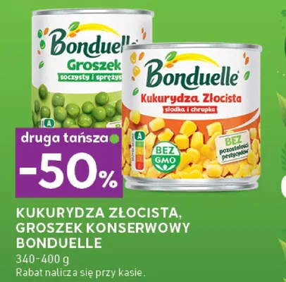 Kukurydza złocista, groszek konserwowy promocja w Stokrotka