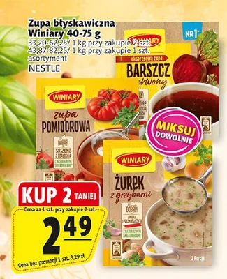 Zupa błyskawiczna pomidorowa Winiary promocja w Prim Market
