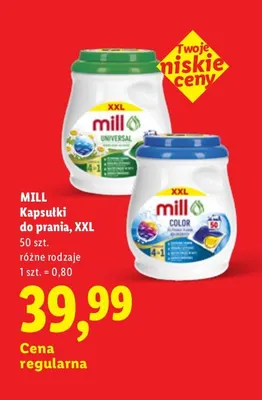 Kapsułki do prania XXL Mill promocja w Lidl
