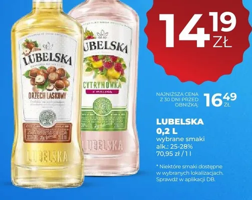 Wódka wybrane smaki Cytrynówka promocja w Duży Ben