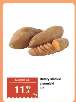 Bataty słodkie ziemniaki luz promocja w Biedronka