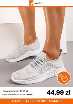 Buty sportowe Tymagio szare promocja w Born2be