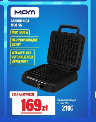 Gofrownica Mpm MGO-56 promocja w RTV EURO AGD