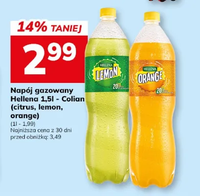 Napój gazowany Hellena Orange promocja w Hitpol