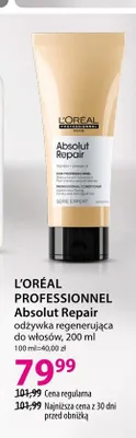 Odżywka regenerująca do włosów L'Oréal Professionnel Absolut Repair promocja w Hebe