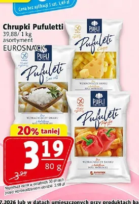 Chrupki Pufuletti Sea Salt promocja w Prim Market