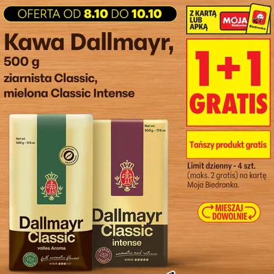 Kawa ziarnista Dallmayr Classic promocja w Biedronka