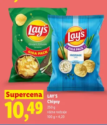 Chipsy Lay's Green Onion promocja w Lidl