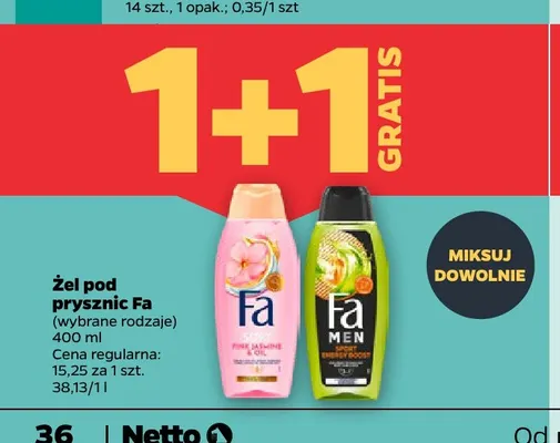 Żel pod prysznic Str8 all sports promocja w Netto