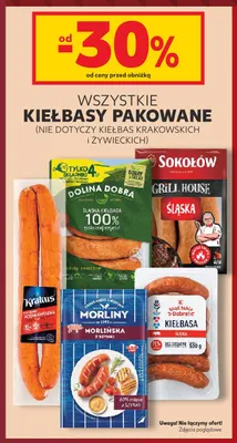 Kiełbasa morlińska z szynki Morliny promocja w Kaufland