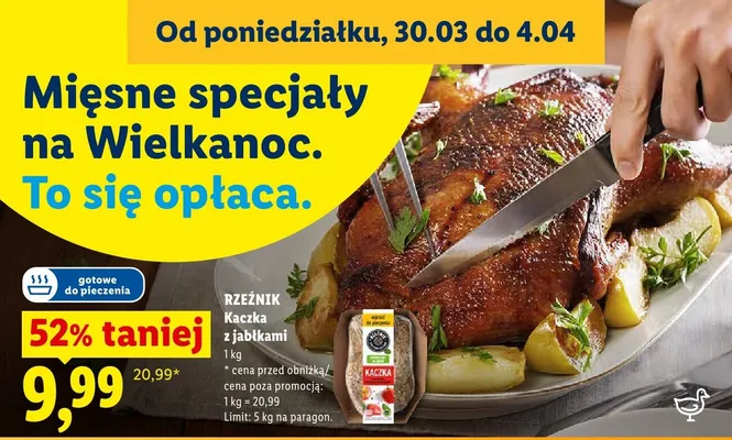 Kaczka z jabłkami promocja w Lidl