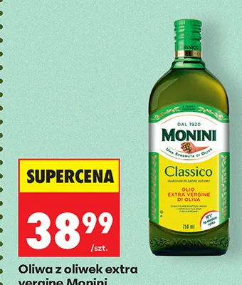Oliwa z oliwek extra vergine Monini Classico promocja w Biedronka