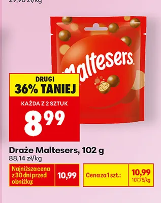 Draże Maltesers promocja w Biedronka