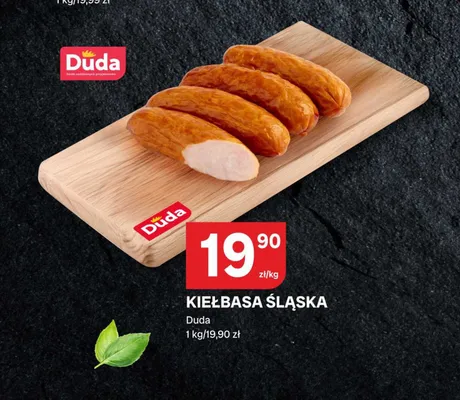 Kiełbasa śląska Duda promocja w Chorten
