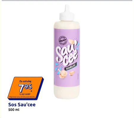 Sos czosnkowy Sau'cee Garlic promocja w Action