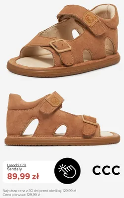 Sandały dziecięce Lasocki Kids promocja w CCC