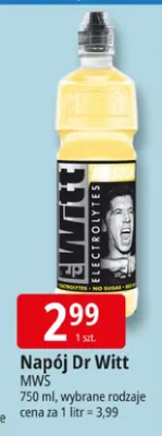 Napój Dr Witt MWS wybrane rodzaje promocja w Leclerc