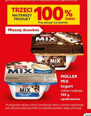 Jogurt Mix Butter Biscuit Pie Müller promocja w Kaufland