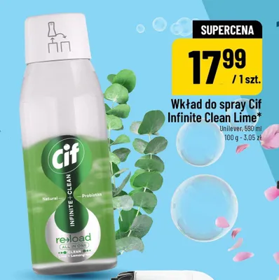 Wkład do spray Infinite Clean Lime promocja w POLOmarket