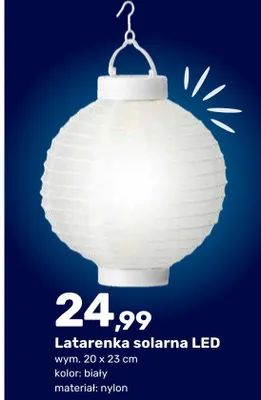 Lataranka solarna LED promocja w Bricomarche