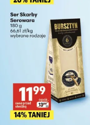 Ser Bursztyn Skarby Serowara promocja w Delikatesy Centrum