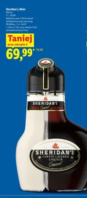 Likier Sheridan's promocja w Lidl
