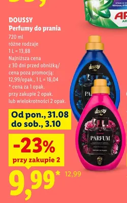 Perfumy do prania Doussy promocja w Lidl