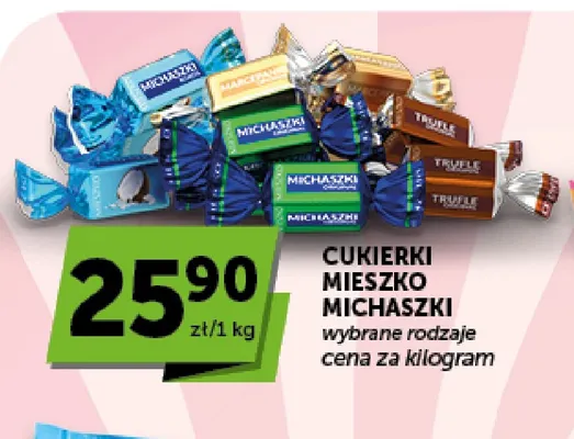 Cukierki Mieszko Michaszki promocja w Groszek