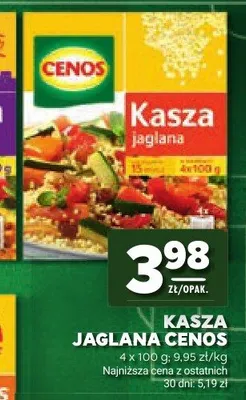 Kasza jaglana Cenos 4-pak promocja w Stokrotka