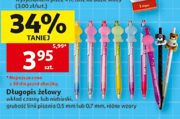 Długopis żelowy promocja w Auchan