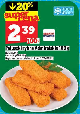 Paluszki rybne Admiralskie promocja w TOPAZ